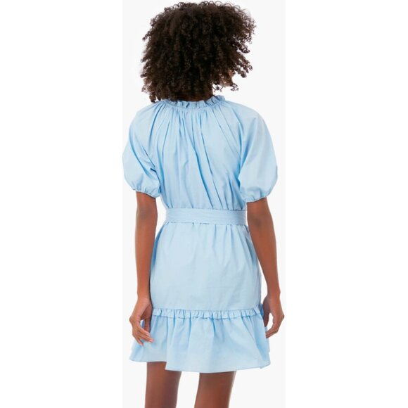 Hyacinth House x Tuckernuck Sz. S Light Blue Mini Gwyn Dress Preppy Brunch - Picture 4 of 16